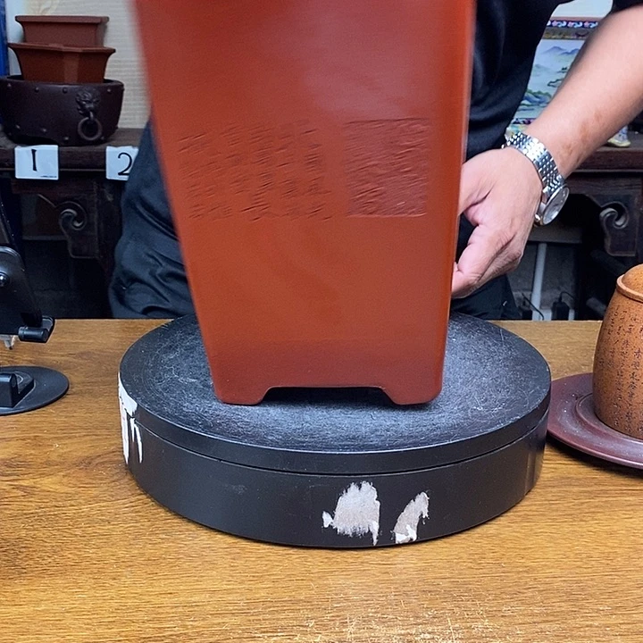 紫砂花盆货号一只SF409