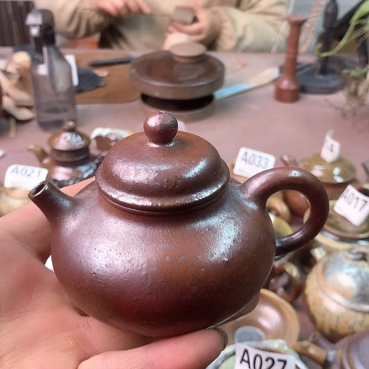 紫砂茶壶纯自然高温裸柴烧