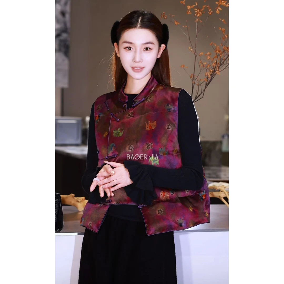 8-【传承/喜象升平】宝儿家含幂BJ114825410冬季保暖白鹅绒萌象马甲