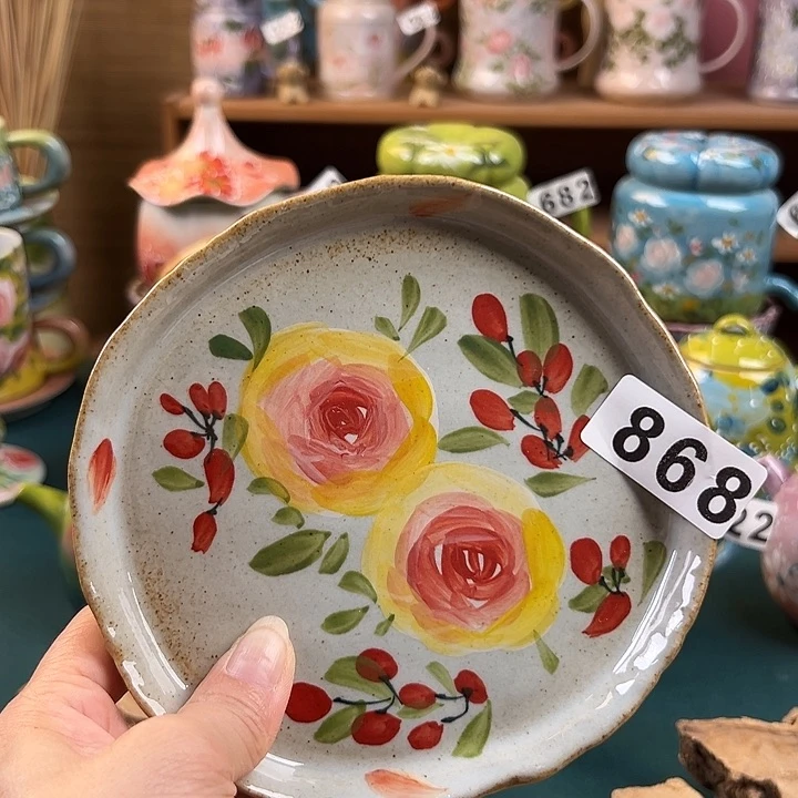 杯景德镇陶瓷手绘作品868