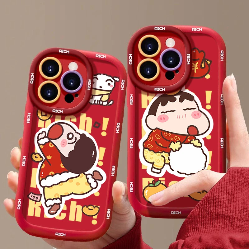 元宝小新适用苹果16promax手机壳iphone15/14硅胶13泡芙壳12/11