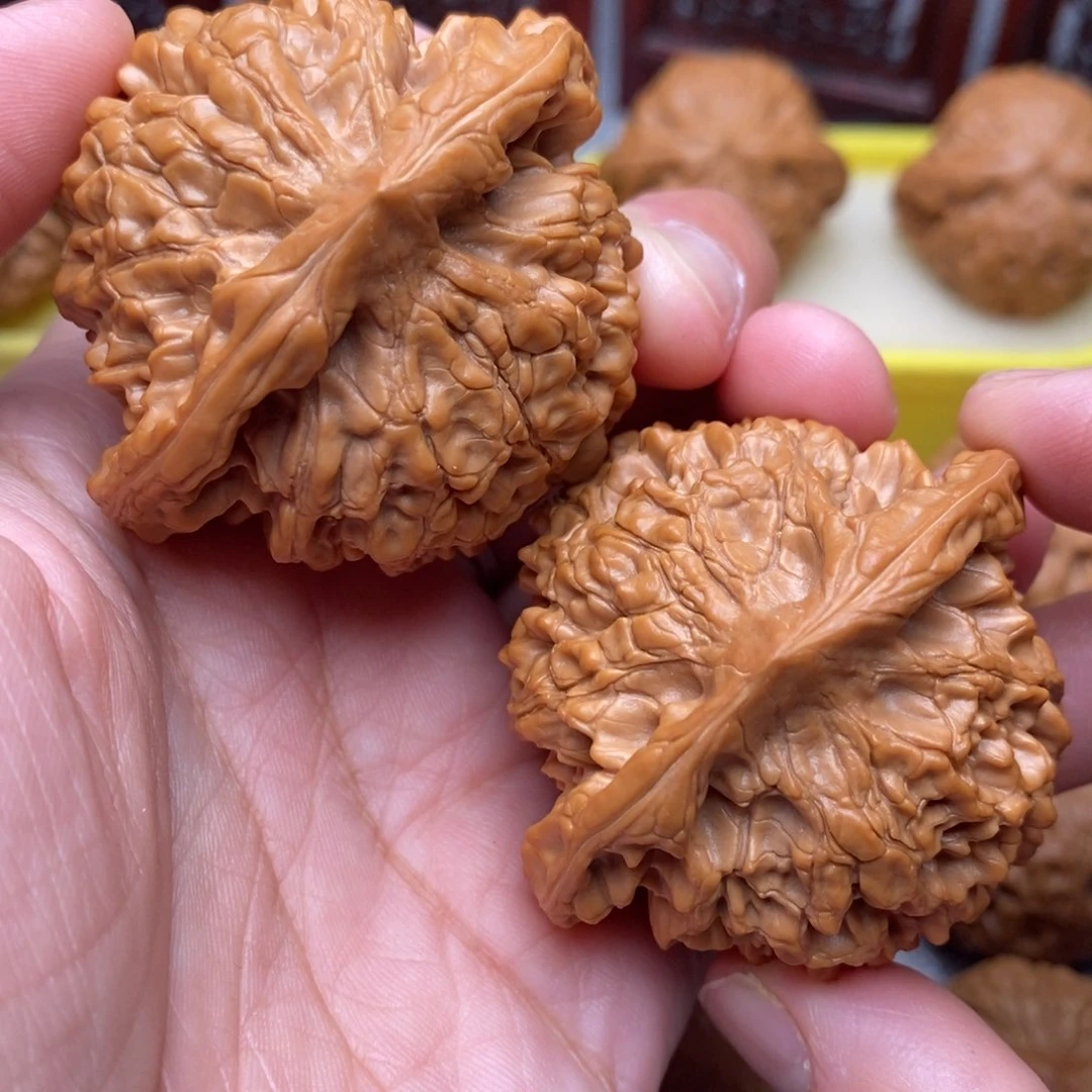 文玩核桃把件全品大肚官帽49.8尺