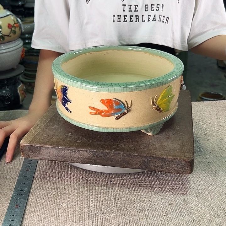 泳坤堂石湾盆陶瓷