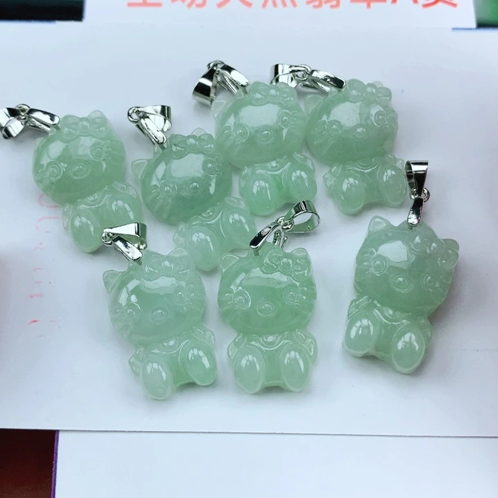 翡翠未镶嵌颈饰多样性发其1