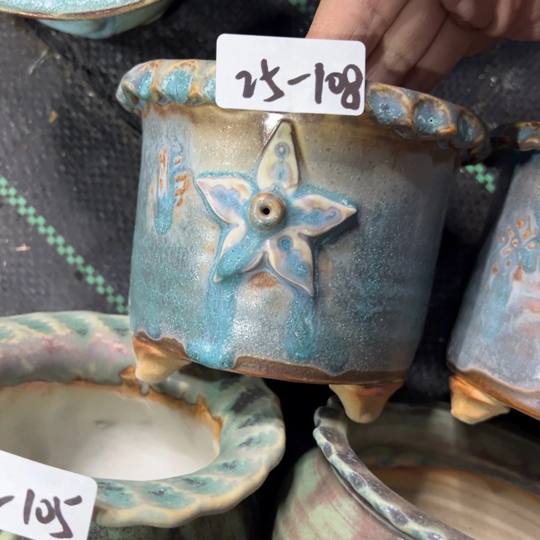 25-108花盆小鹿园艺