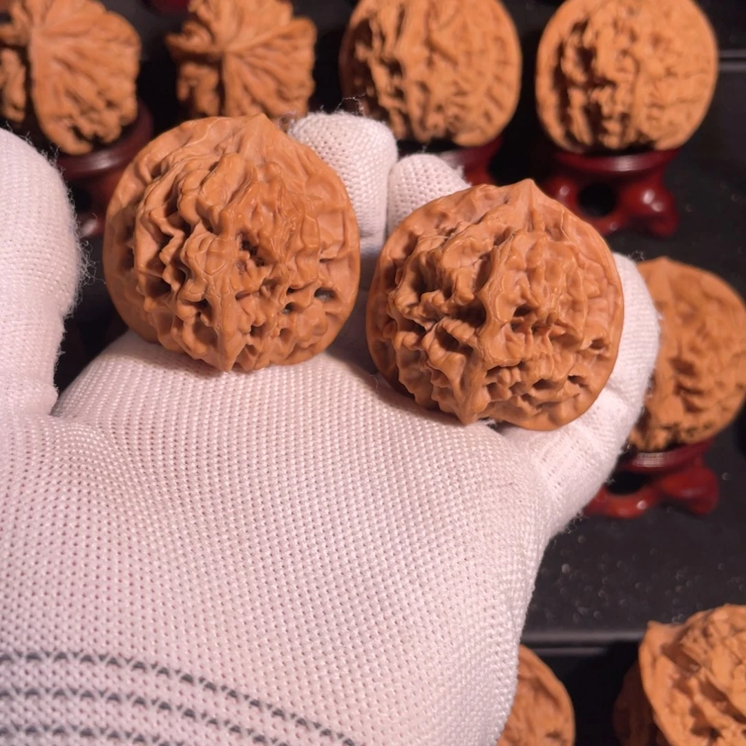 文玩核桃吊坠39官帽维修