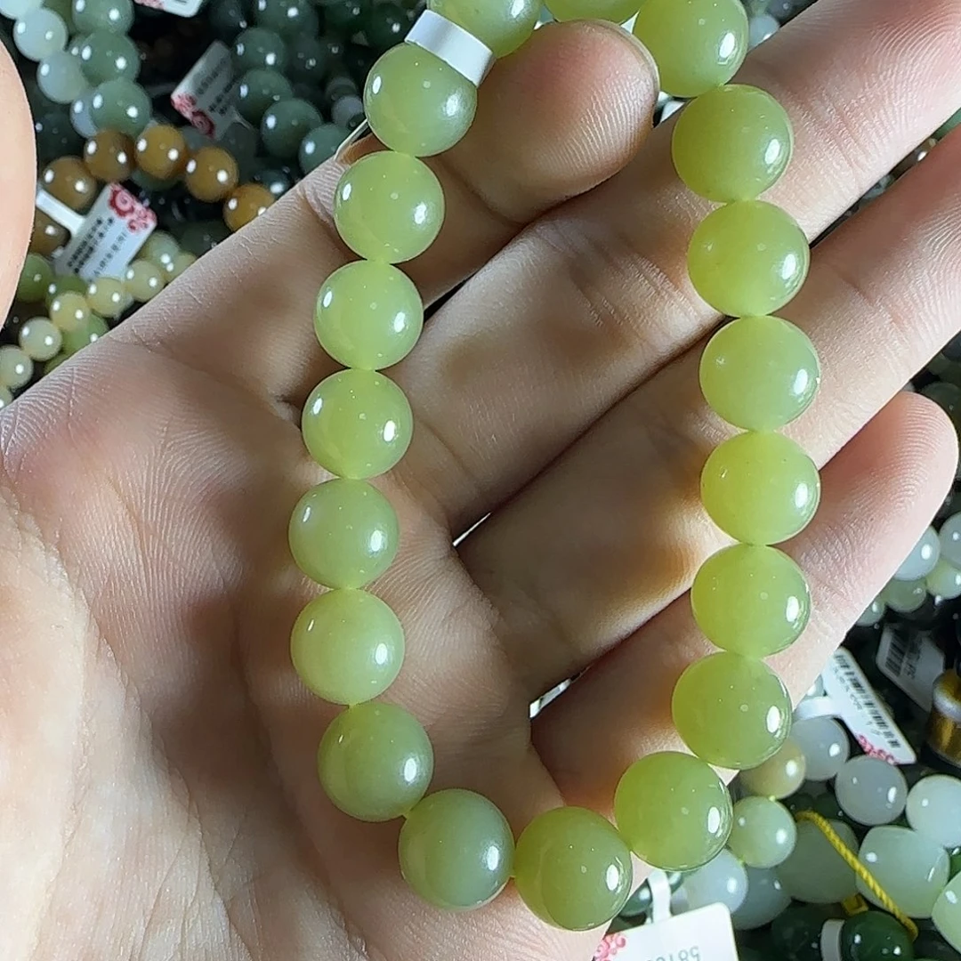 和田玉手链未镶嵌17