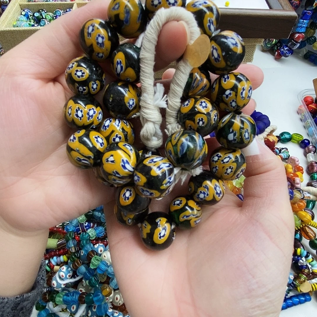 琉璃颈饰尼泊尔新款大千花072