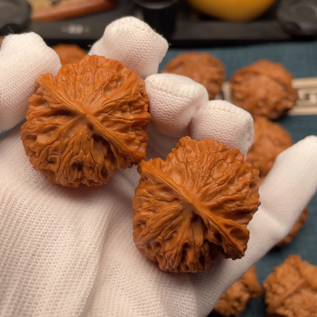 把件文玩核桃38红皮球苹果