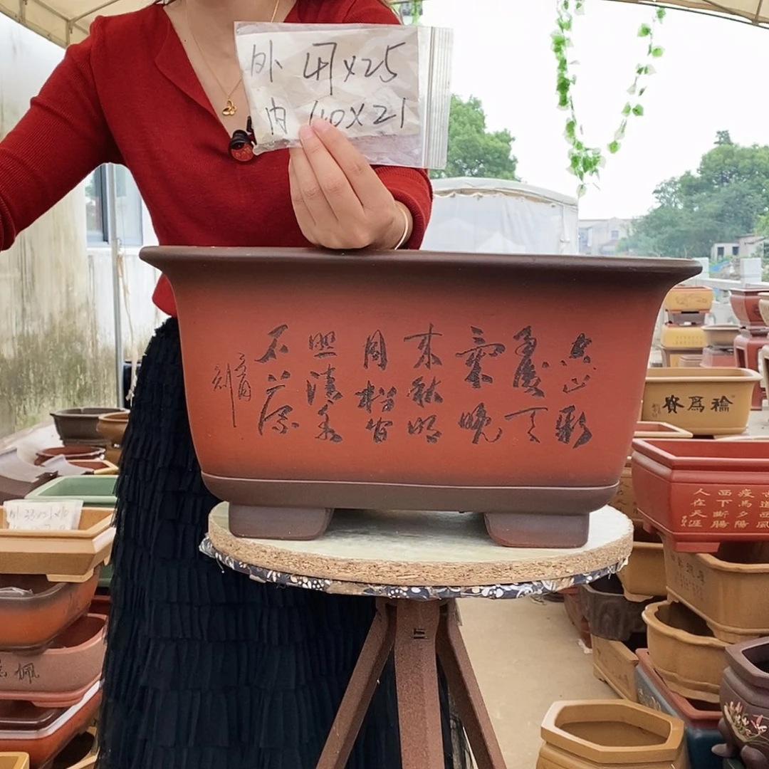 紫砂花盆紫砂花盆