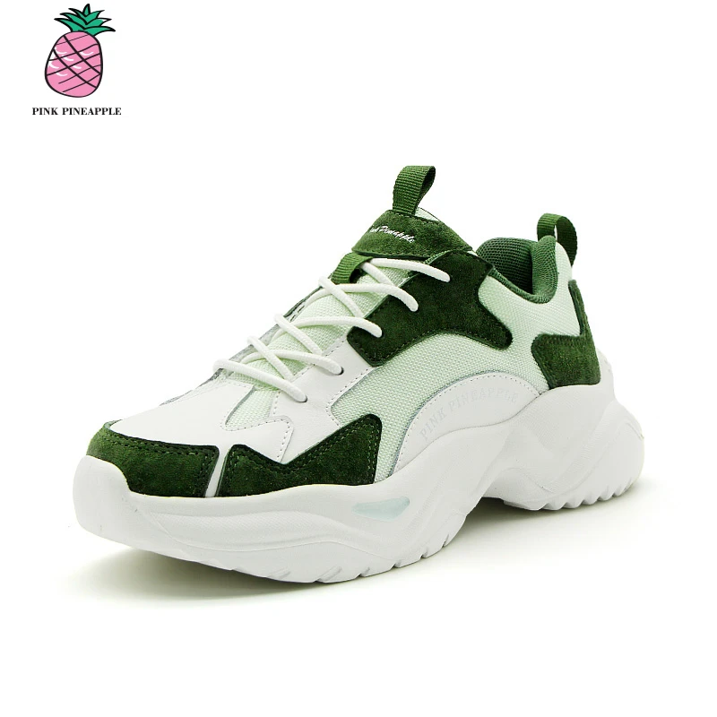 PW7803LD002夏季新款厚底老爹鞋春季复古运动鞋百搭增高休闲鞋