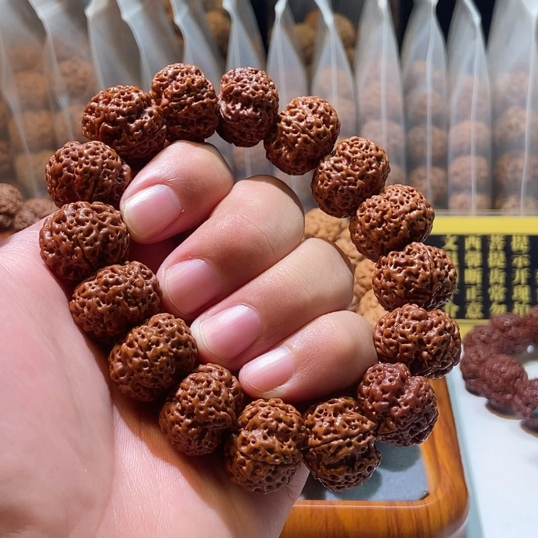 吊坠金刚菩提私人订制纽扣蜂窝双龙20mm