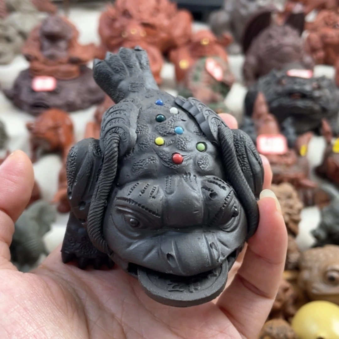 【闪购商品】紫砂茶宠紫砂金蟾