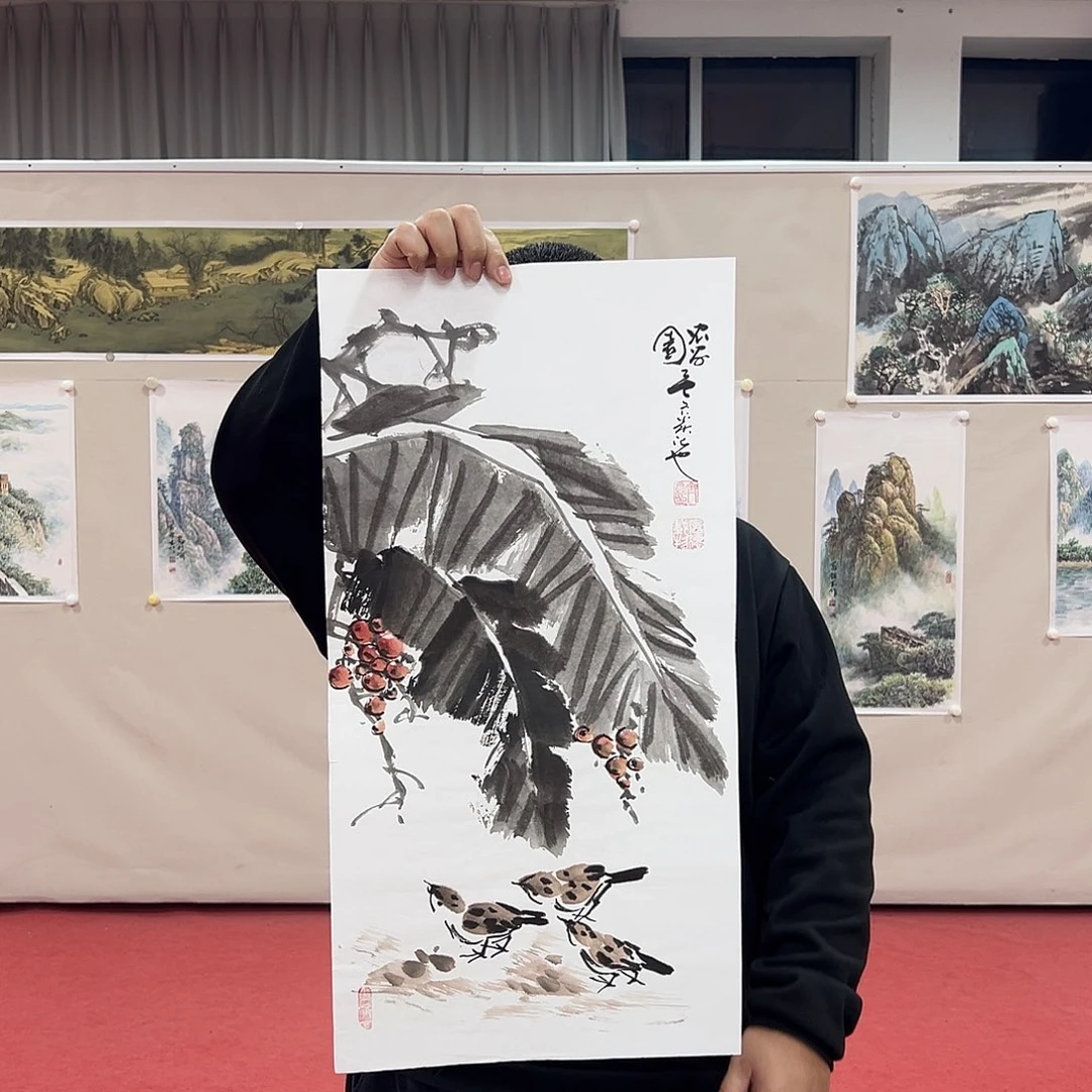 国画齐焱老师艺术精品