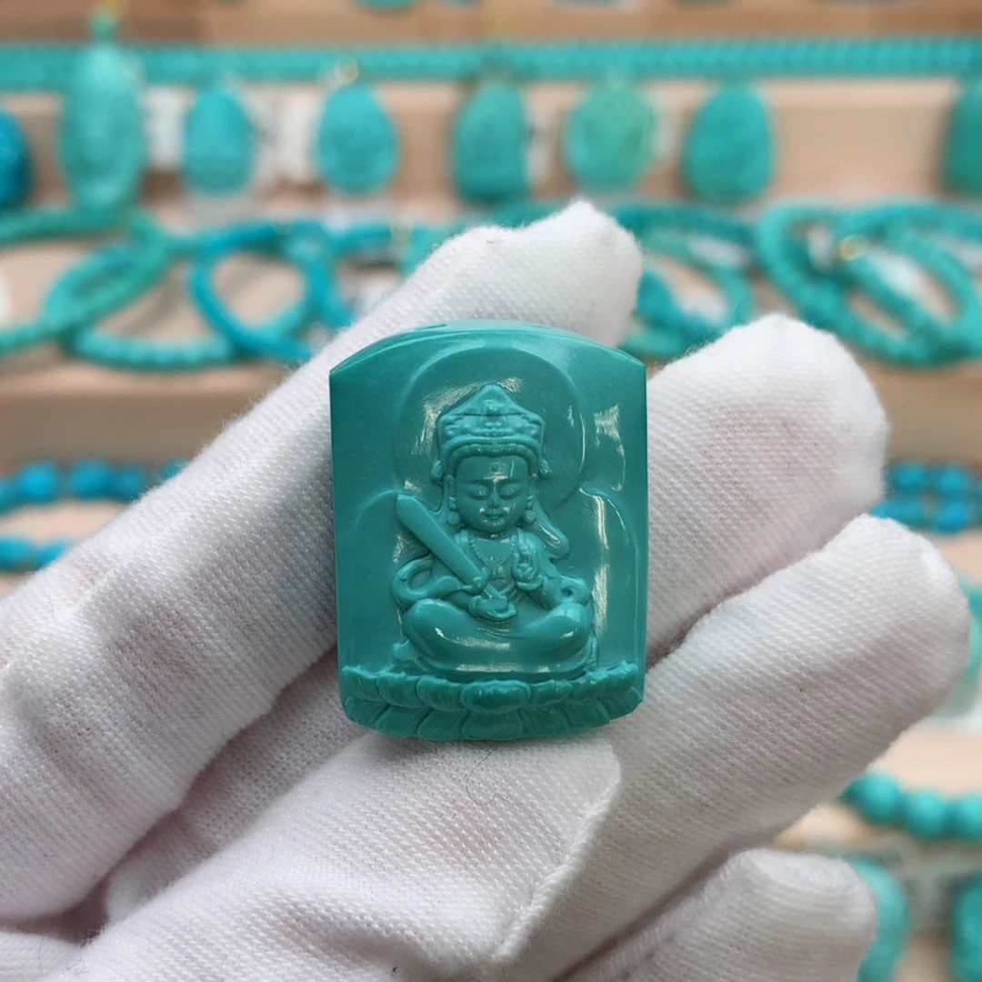 绿松石未镶嵌珠宝奇石21mm