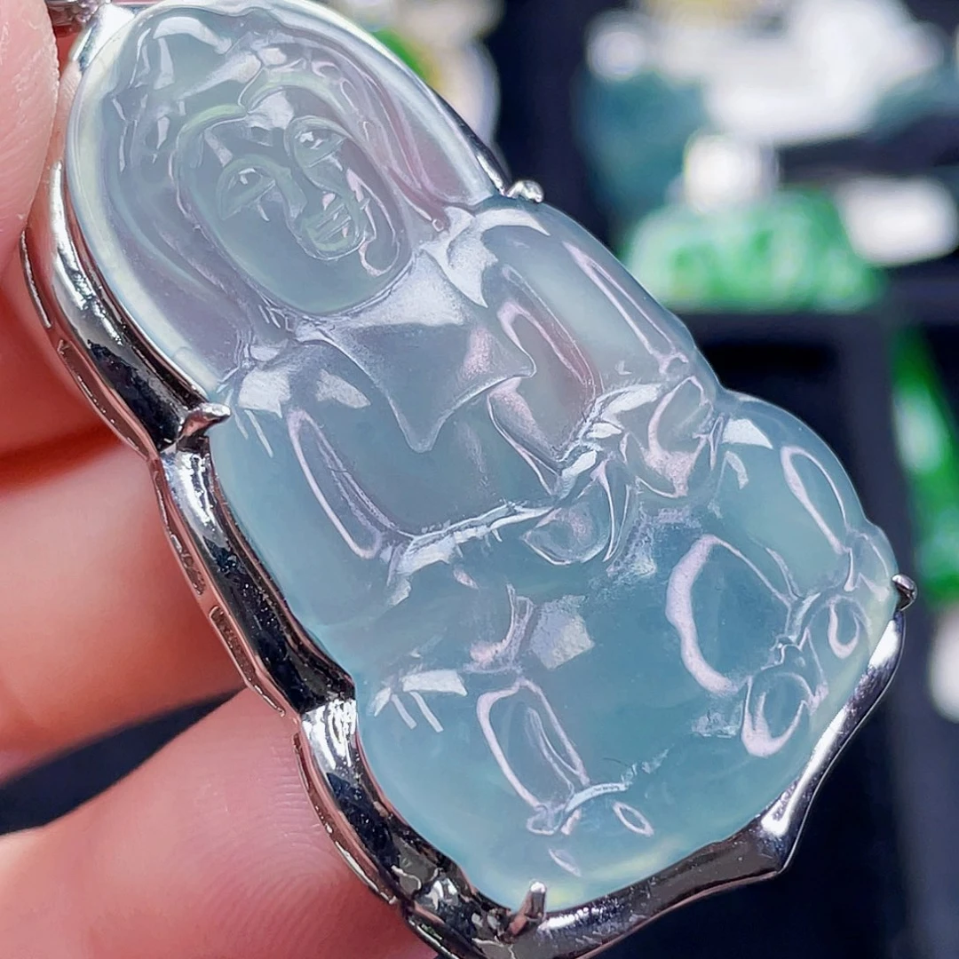 翡翠未镶嵌颈饰122