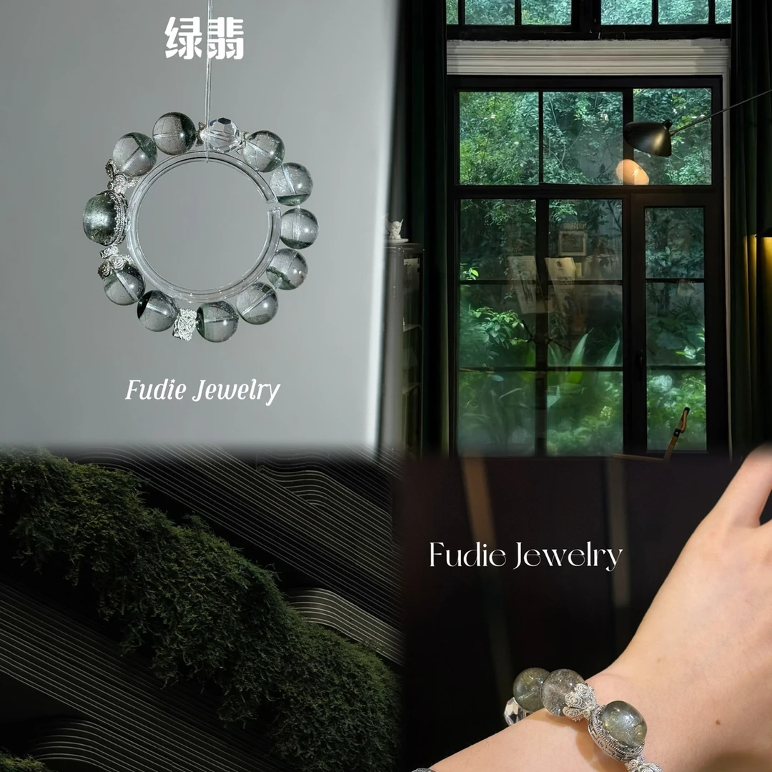 Fudie Jewelry［绿翡］ 水晶 原创DIY设计 多样性发货 ue4I1a0