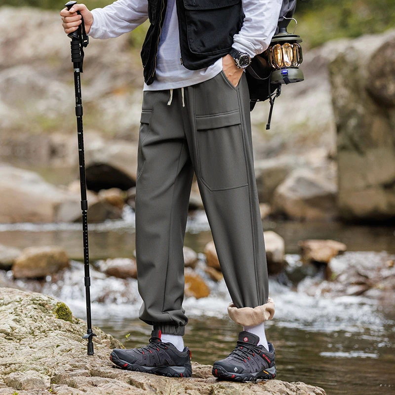 户外加绒裤子2528