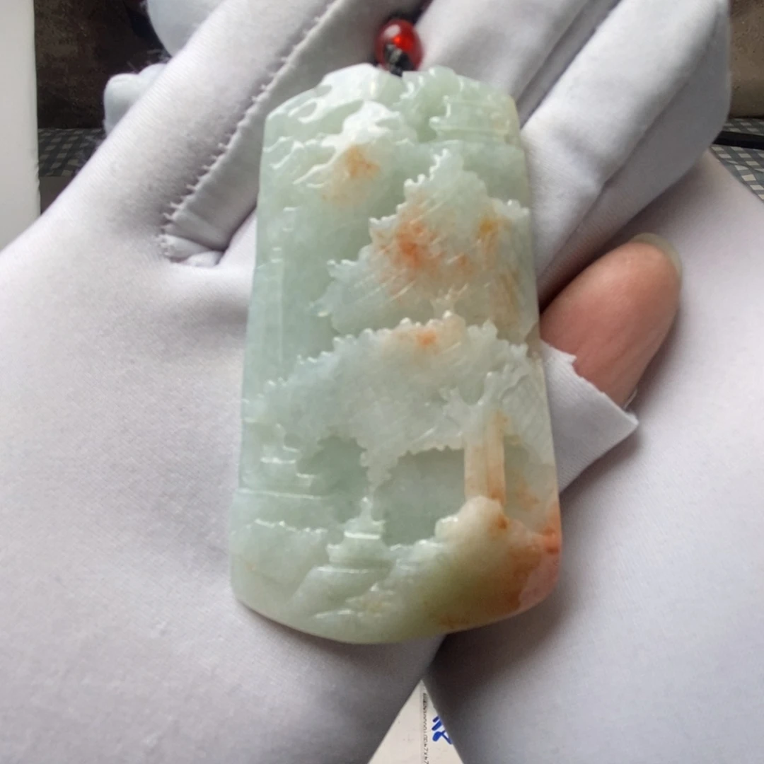 翡翠颈饰未镶嵌天然