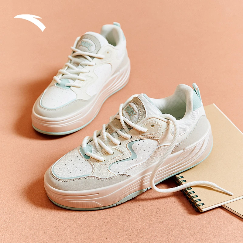 关晓彤同款安踏PG7板鞋冬季爆款流光风情侣款复古百搭运动休闲鞋