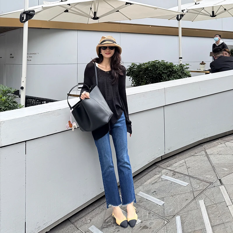 靠谱。【秒变腿精】新款紧身时尚显瘦毛边牛仔裤KP250022