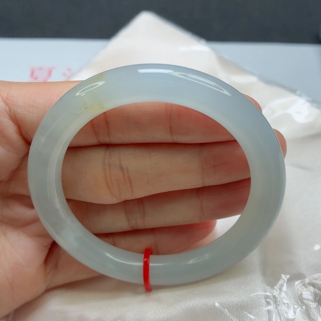 未镶嵌手镯翡翠老坑52圈莹光棒011云朵棉