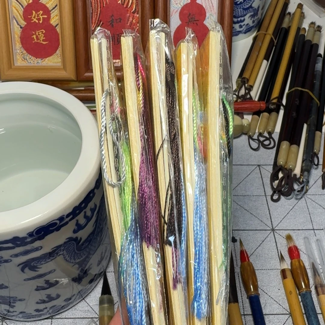 纸笺五包带流苏随机发