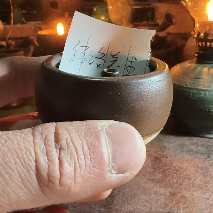经***生阿文手作温茶小油灯