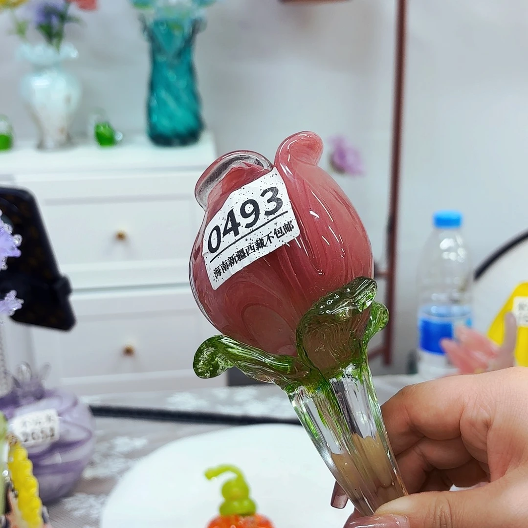 玫瑰安妮琉璃摆件