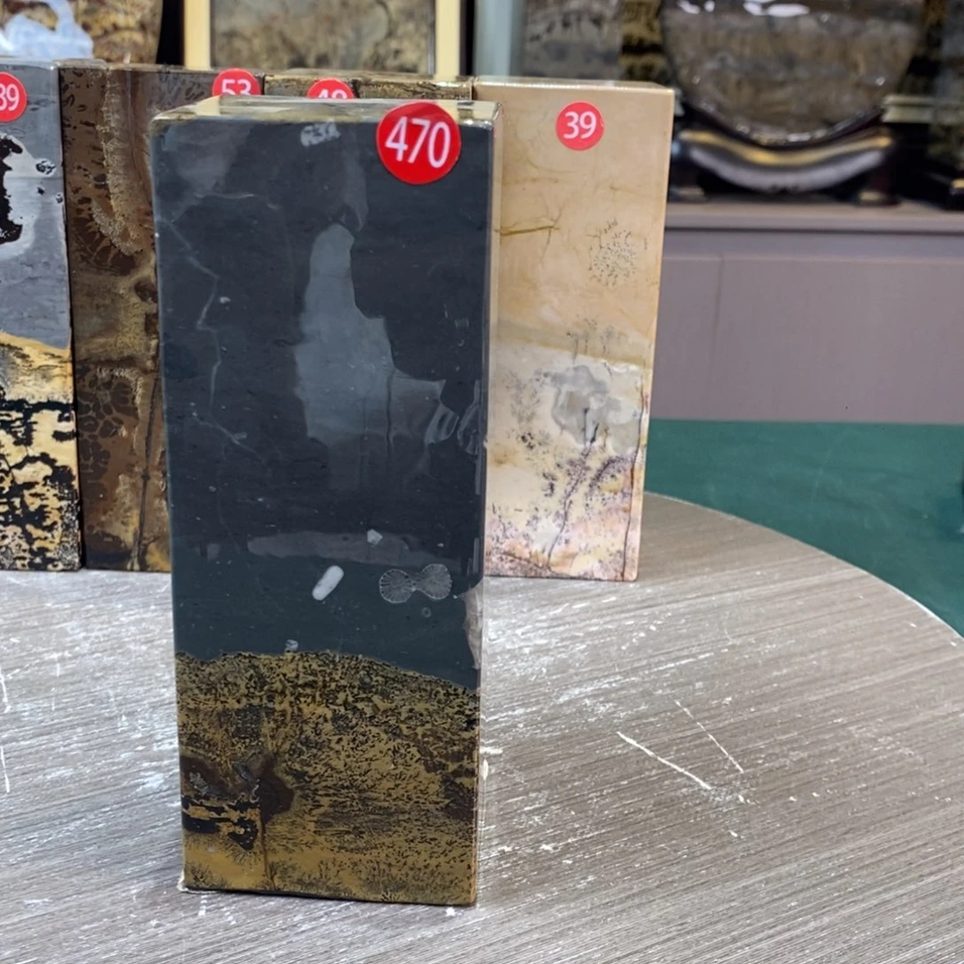 石材广西国画石草花石