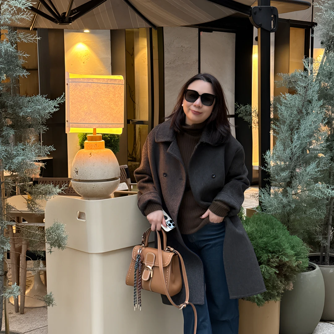 Ms.Qnn“羊驼大衣”奢牌定制绵羊毛羊驼毛保暖大衣 37C1177 Q姐