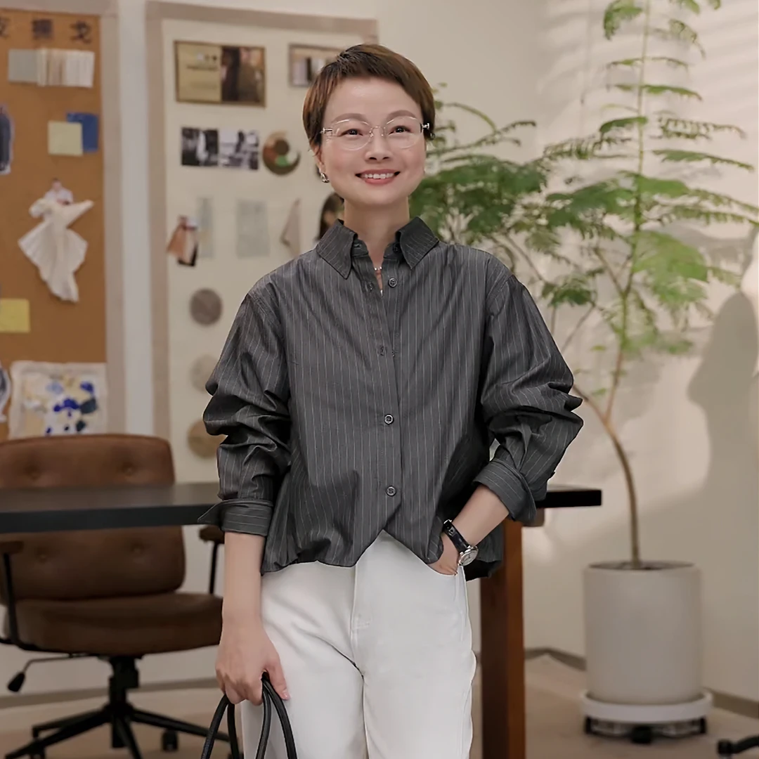 一支探戈丨小个子极简 1OO%新疆长绒棉松弛感外套衬衫上衣2530711