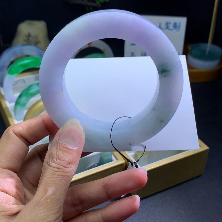 空***龙定制翡翠未镶嵌翡翠手镯