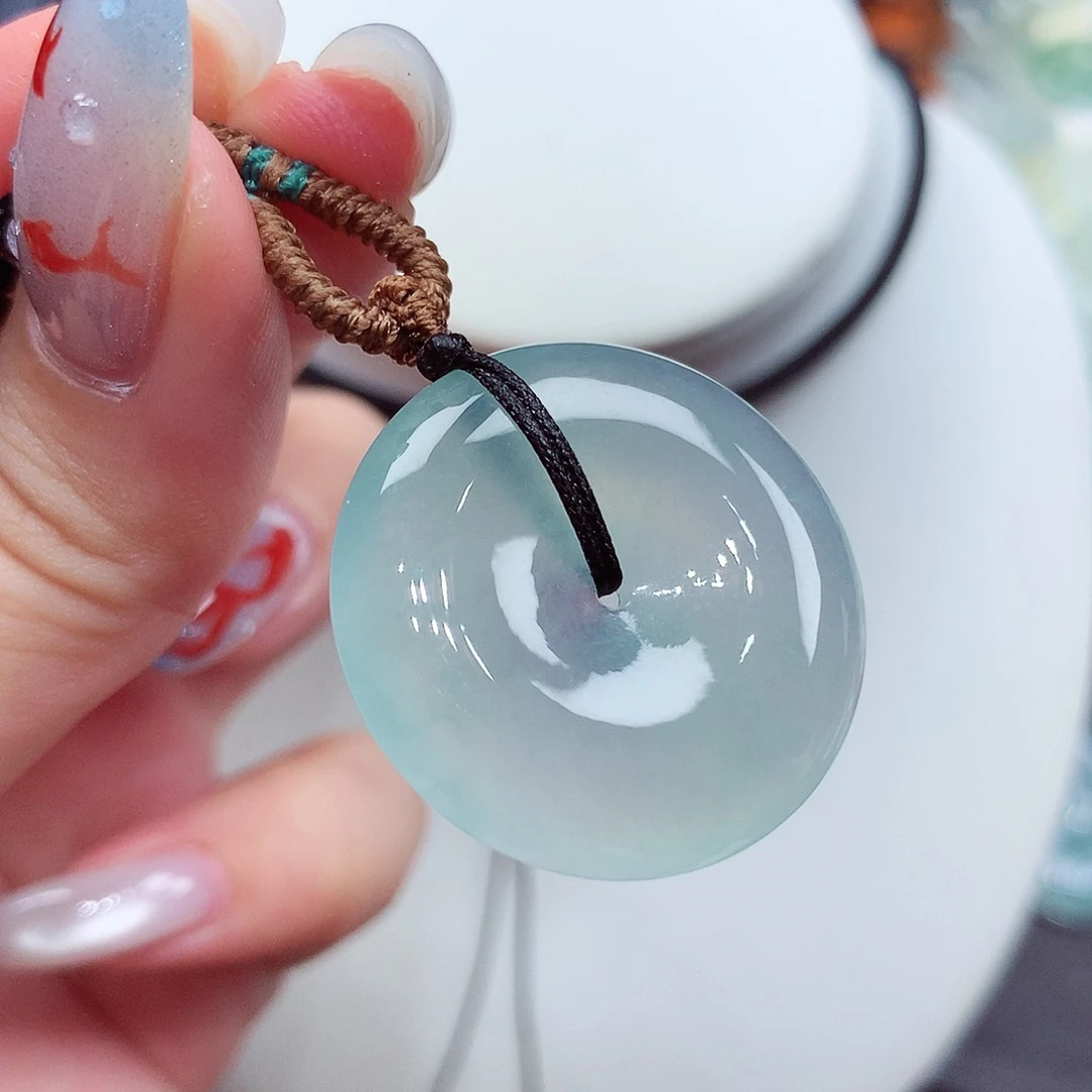 翡翠未镶嵌颈饰翡翠29，26.6/5.7