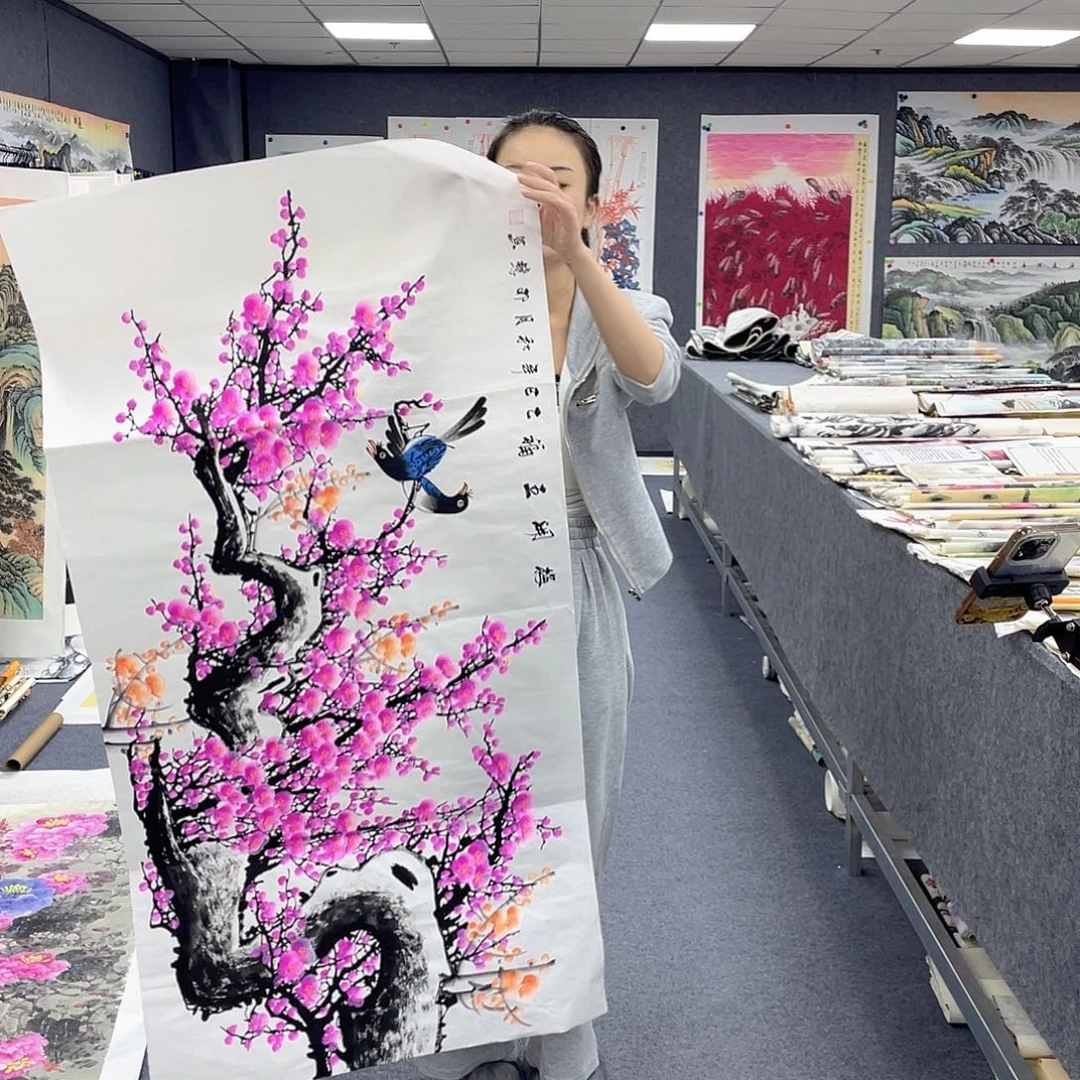 国画作品小姐姐放漏…