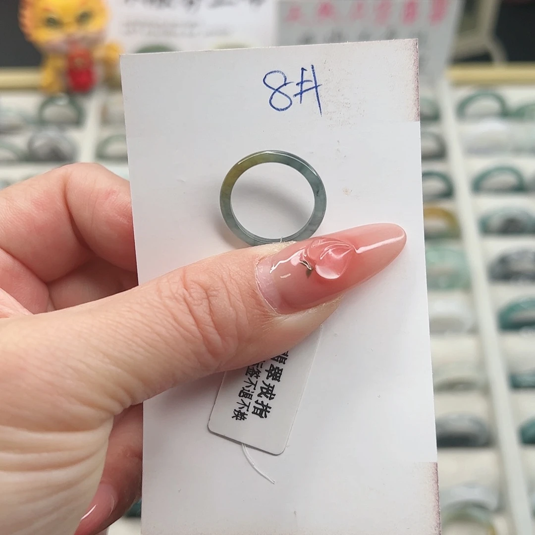 翡翠戒指未镶嵌翡翠