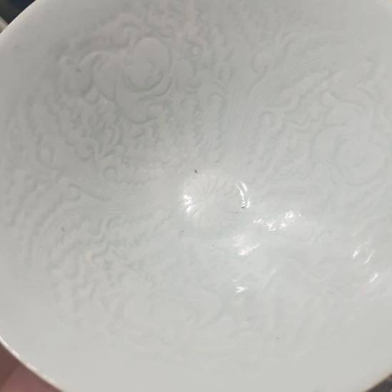爱***祝摆件一件精美湖田窑斗笠碗全品