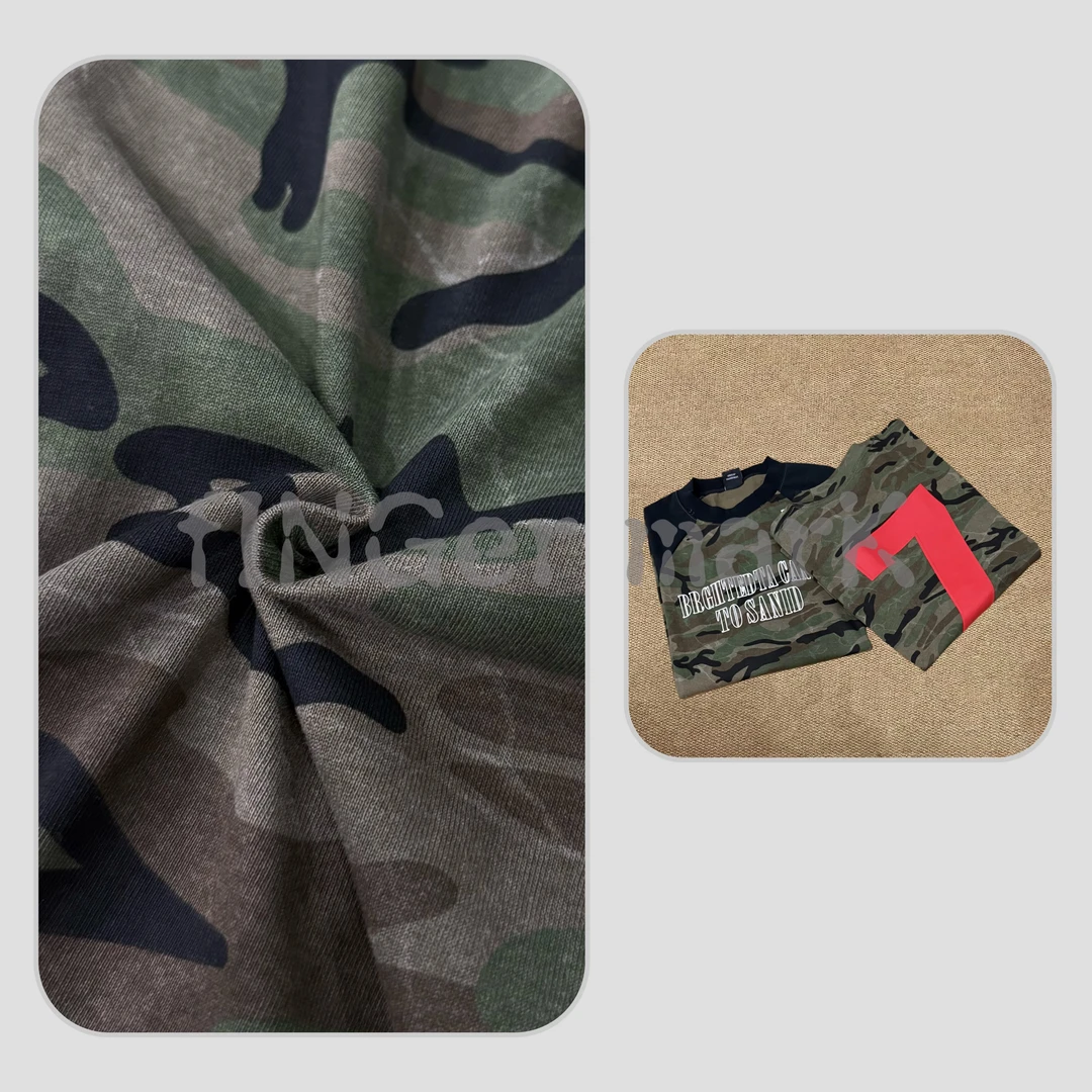 fINGer marK 集閤店 短袖 山野迷彩重磅印花T恤99801/99801-1