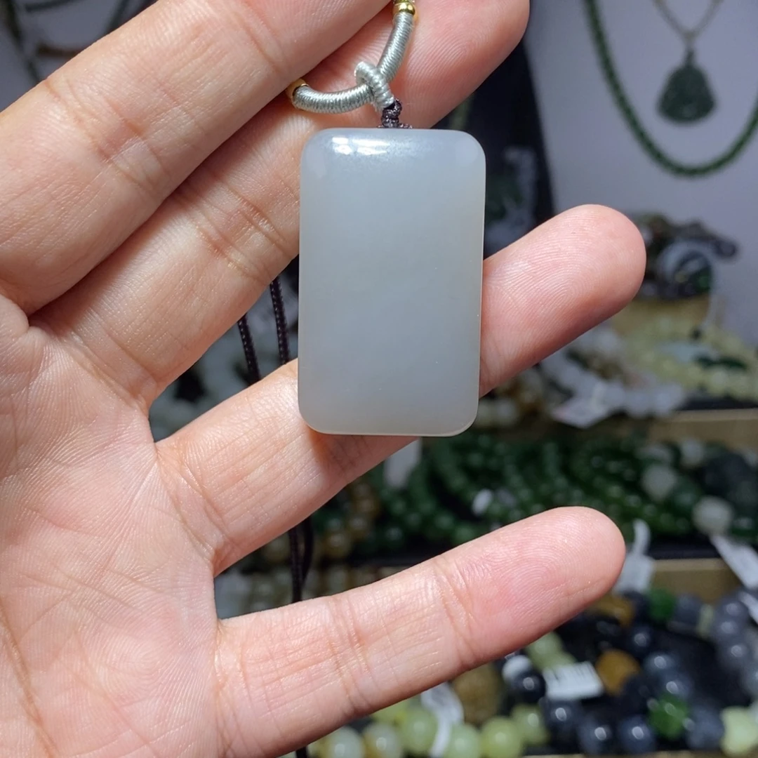 加***荷和田玉未镶嵌手链