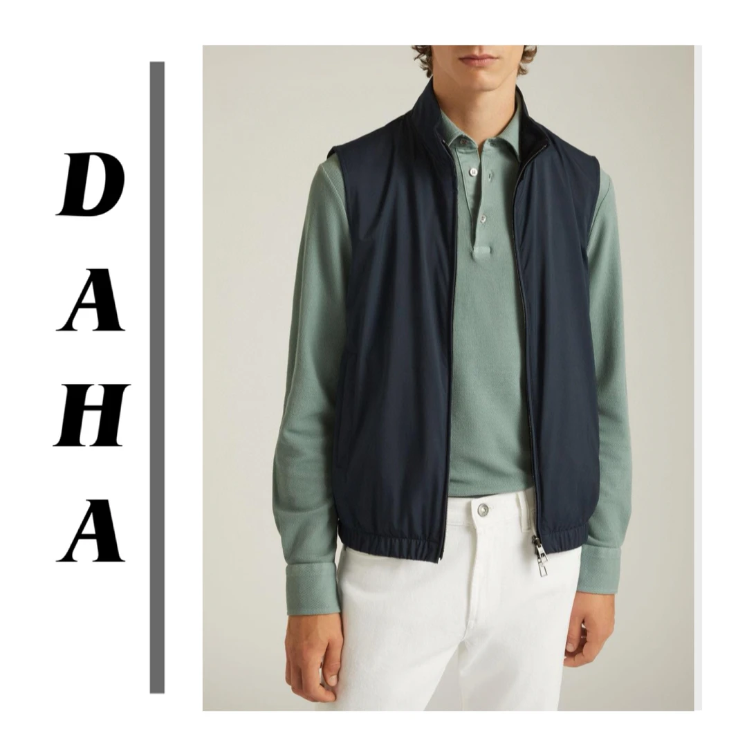 LP家老钱儒雅Ding级稀有羊毛背心夹克-9019