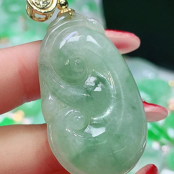 翡翠未镶嵌颈饰翡翠