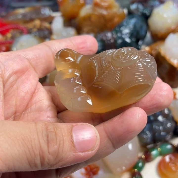 玛瑙/玉髓未镶嵌吊坠(不含链)