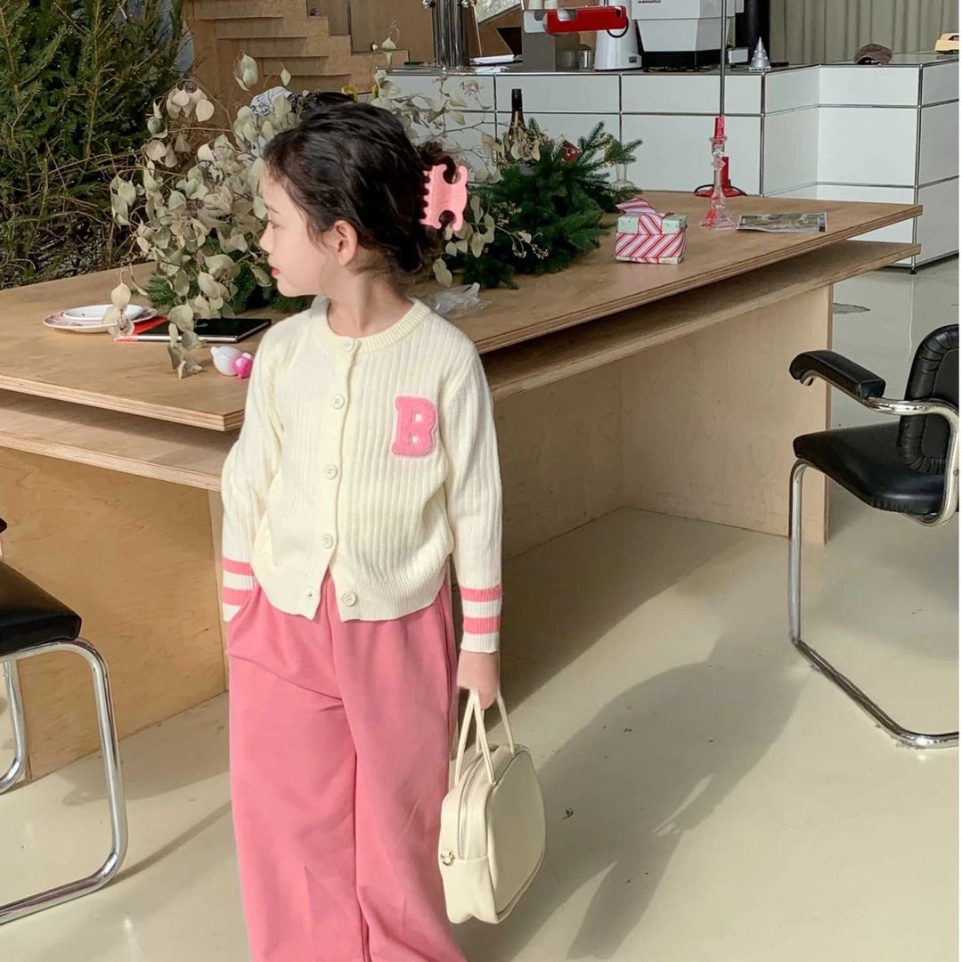 20301春季外套上衣毛衣女童休闲洋气时尚女童春秋款针织