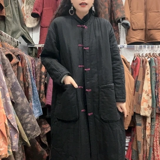 织绣招财猫盘扣棉袄915-2