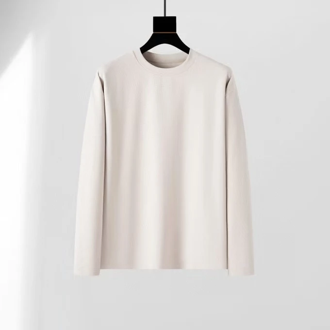 17号轻奢秋冬款长袖t恤打底上衣圆领套头C19#