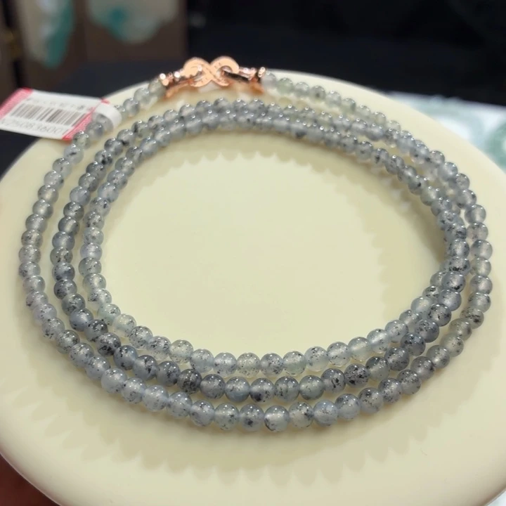 翡翠未镶嵌手链冰胶水墨丹青卡3.9