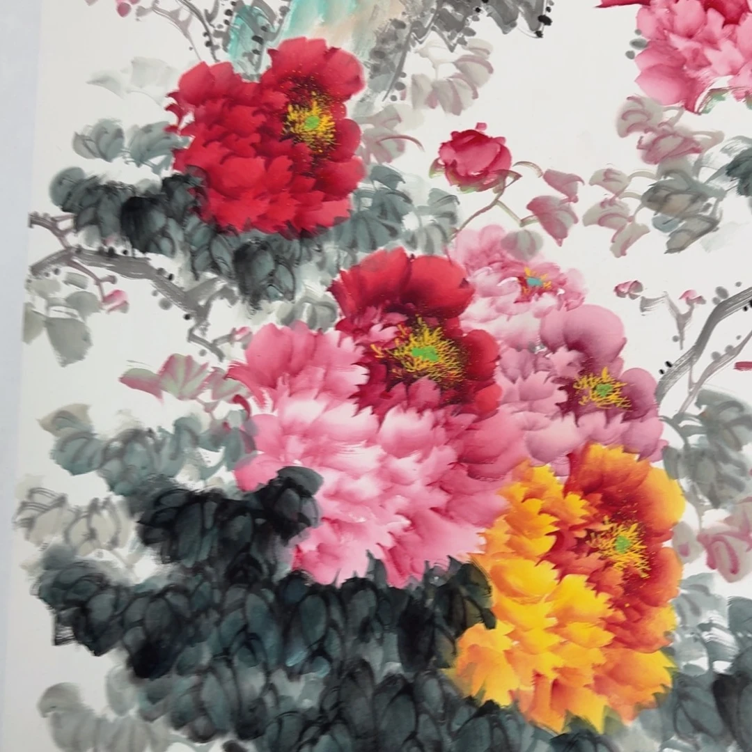 国画国画作品山水花鸟纯手绘