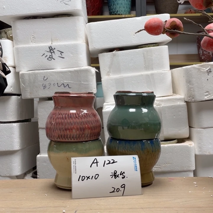 粗陶多肉花盆微瑕122