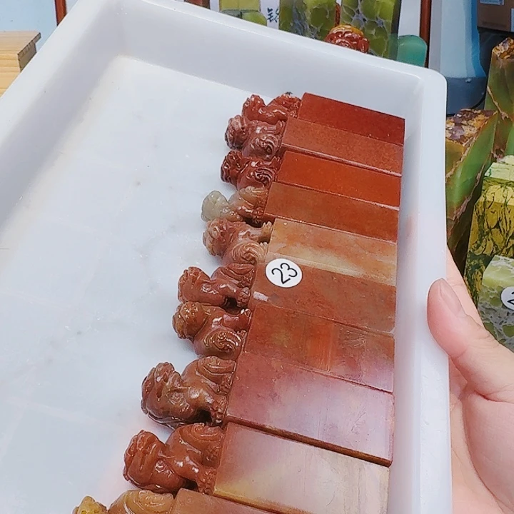泽***画青田石印石篆刻章料