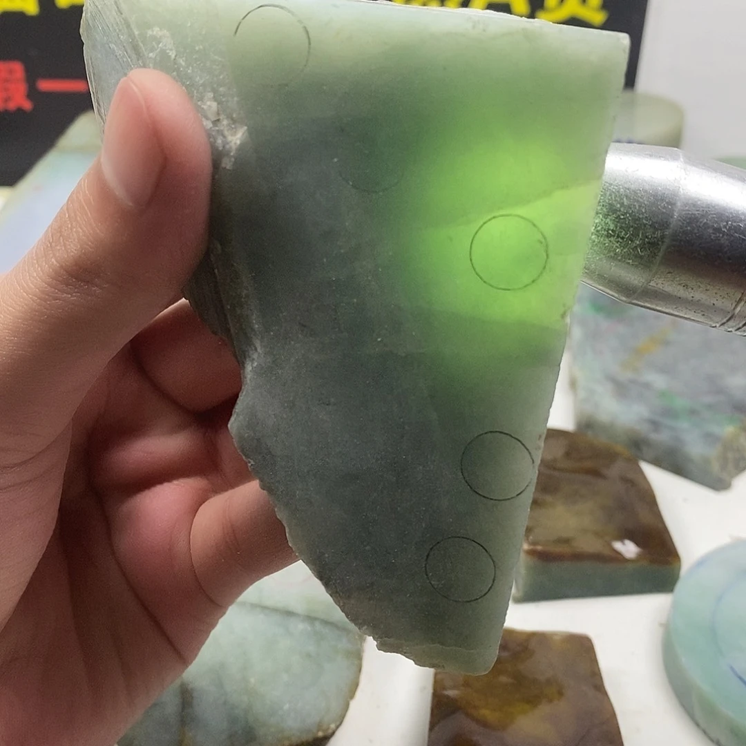 翡翠散珠天然缅甸翡翠a货15